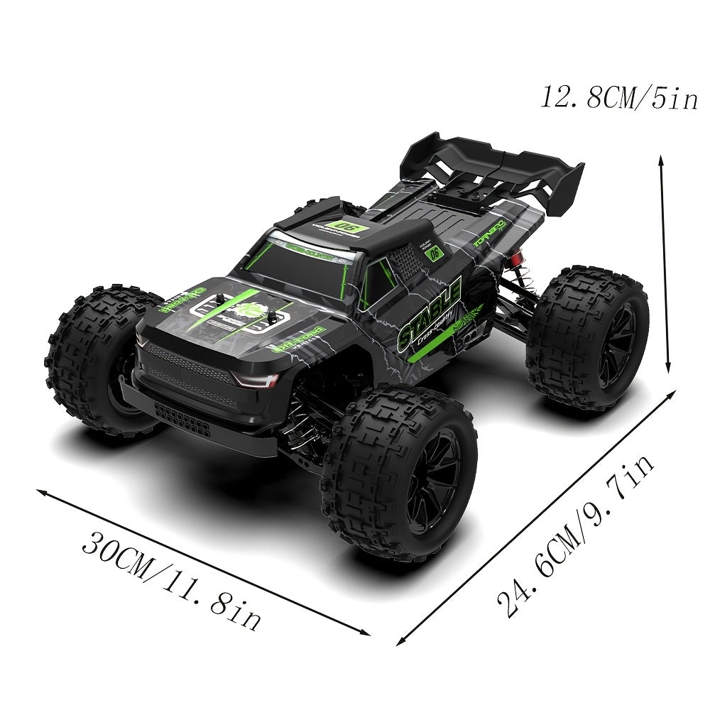 High Speed RC Off-Road Car 70KM/H Brushless Motor 1:14 1:16 Scale – 4WD All-Terrain Remote Control Monster Truck Dual Battery Option for Boys Kids Adults, Best Birthday Christmas Gift