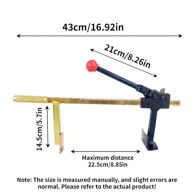 Heavy-Duty Manual Tire Changing Tool, Durable High-Strength Steel Multi-Purpose, Easy-to-Use for Tubeless Tires, Efficient Tire Removal and Installation, 1 pc
