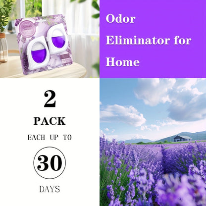 Air Freshener Odor Eliminator for Home Closet Bathroom Pets Small Space 0.25oz Up to 30 Days 6 Scents Eucalyptus Lavender Hawaiian Peach Black Ice Linens Sky 2 6 or 12 Pack