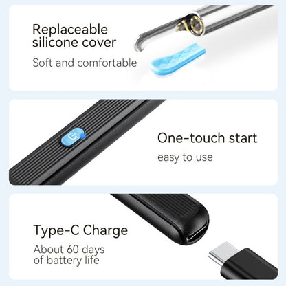 Visual Ear Pick Set 7-Piece Earwax Removal Tool with Camera and Light – Ear Pick Covers Included, Compatible with All Smartphones, Safe Home Ear Cleaning Kit for Adults
