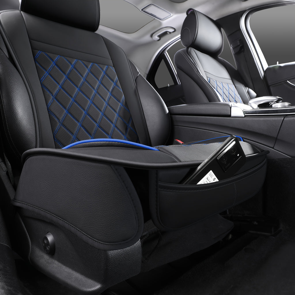 Front Seat Covers for Cars, Universal Fit Bucket Seat Protector Set, Full Surround High-Back Design, Anti-Slip Backing, Easy to Install, Fits Most Cars, SUVs & Trucks