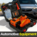 5 Ton Electric Hydraulic Car Jack Kit | 12V DC, 3-in-1 with Tire Inflator Pump, LED Flashlight, and Electric Impact Wrench, Alloy Steel, Ideal for Car, SUV, MPV, Truck Tire Change and Emergency Repair