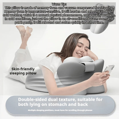 Wedge Pillow Memory Foam – Ergonomic Cervical & Lumbar Support for Stomach, Side & Back Sleepers | Breathable Removable Washable Cover, Multi-Use for Sleep, Office & Reading, Great Gift for Couples