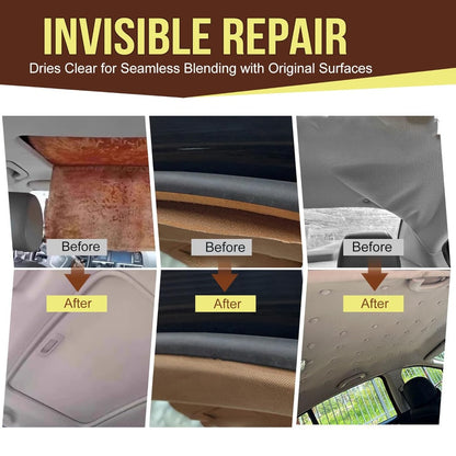 Car Interior Adhesive & Roof Repair Glue – Fabric, Leather & Plastic Headliner Repair Gel for Auto Interiors