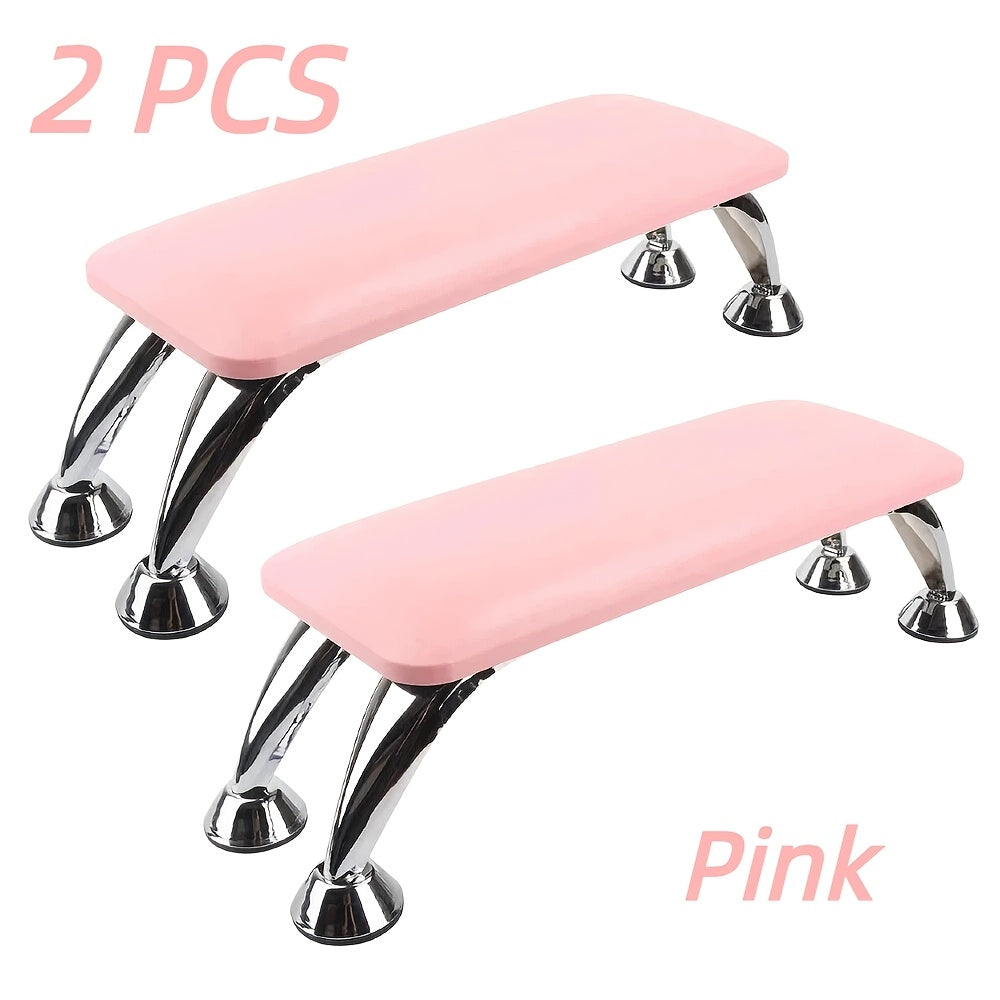 Nail Armrest Hand Pillow Professional Manicure Wrist Rest Cushion for Nail Salon Studio – Soft Hand Rest Support for Nail Tech Pink Black White 1pc or 2pcs