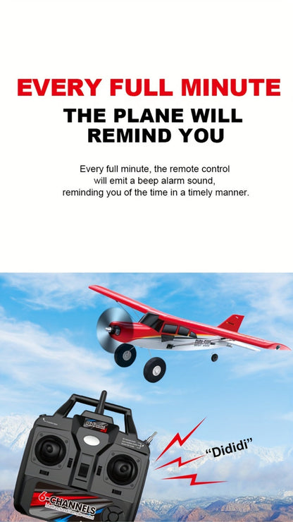 RC Airplane QIDI560 M7 Brushless Fixed Wing – 6-Channel 6-Axis Gyro Remote Control Plane with 3D Stunts, EPP Foam Aircraft, 120M Range, 2 Batteries Included, Gift for Beginners & Hobbyists
