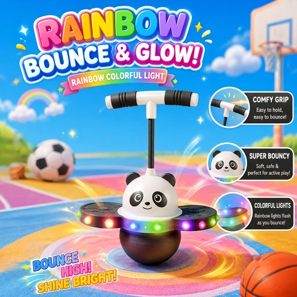 LED Light Up Bouncing Ball for Kids – Colorful Illuminated Balance Toy for Indoor & Outdoor Play | Fun Pink & Interesting Black | Best Gift for Boys and Girls