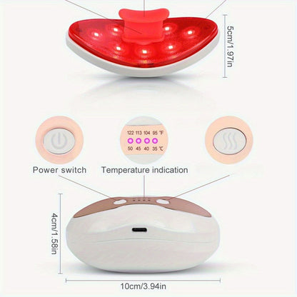 Lip Plumper Device for Women – Electric Lip Shaper & Trainer with 4 Adjustable Heating Temperatures for Fuller, Plumper Lips, Portable Beauty Tool Gift