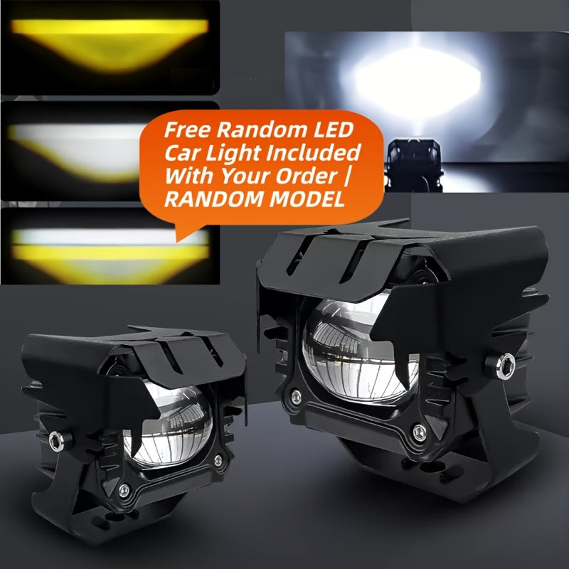 200W LED Lights, 23000LM Super Bright Motorcycle Lights, Used for High Brightness External Lighting Decoration Lights of Automobiles, Ships, Off-Road Pickups, Motorcycles, Ideal for Gifts Easy to Install Efficient Lighting, Without Battery