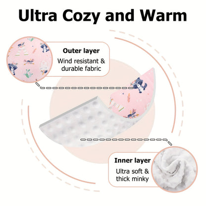 Baby Car Seat Cover - Beavtaens Minky Carseat Sover
