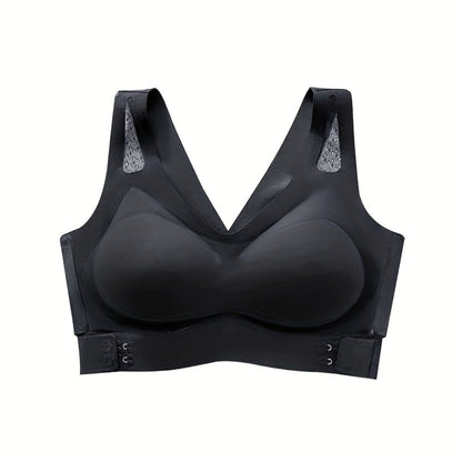 Electric Chest Massager Vibration Rechargeable - Intelligent Constant Temperature Heating Massage Bra for Women, Multi-Functional Wearable Chest Massager for Home Use, Sports Cross-Back Design XXL Size