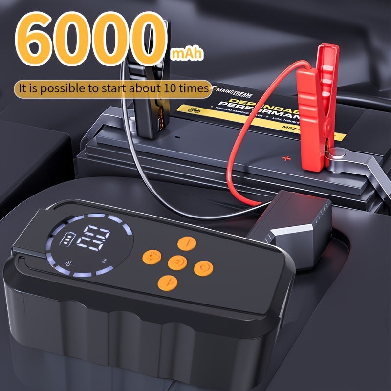 Outdoor Tent Inflator, Air Mattress Inflator, Inflatable Boat Inflator, Car Emergency Starting Power, Car Tire Inflator, Suitable for Inflatable Boats, Air Mattresses, Tents, Cars, Motorcycles, Bicycles, Balls, Outdoor Camping Rescue Equipment