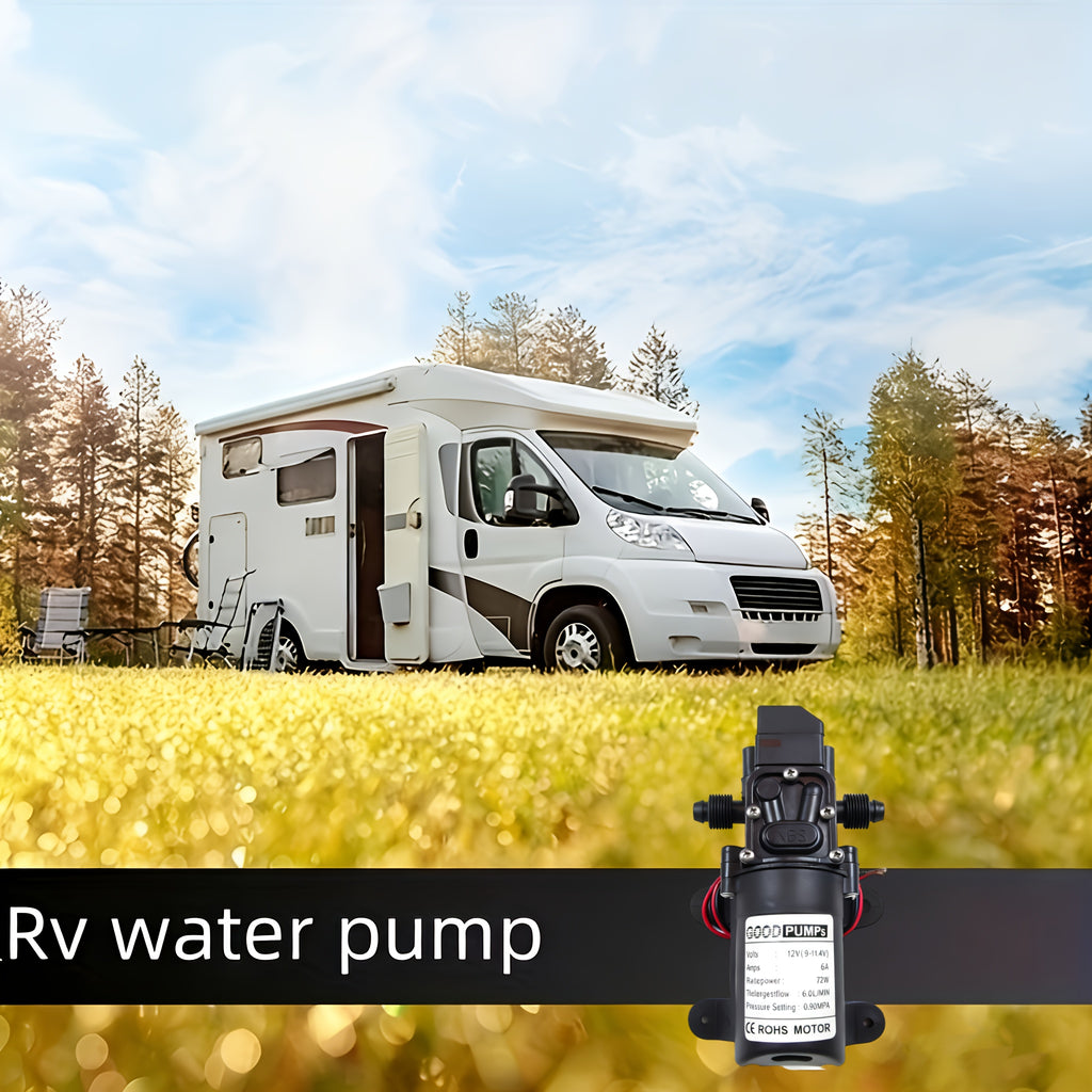1/2/3pcs 12V Self Priming Sprayer, 130PSI High Pressure Portable Electric Water Pump, Durable ABS Material, for Camper Van, Car Wash, Tap Water Pressurization, Fish Tank, Bath, RV, And More, Without Battery