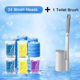 31-piece set (1 toilet brush + 30 replacement heads)