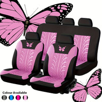 Butterfly Tire Pattern - Black Pink
