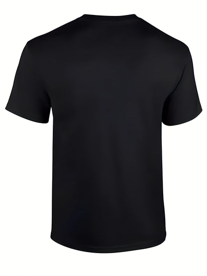 Men's Performance T-Shirt - Crew Neck Short Sleeve Everyday Style 498213