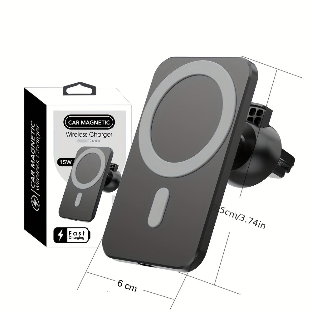 Compatible Magnetic Wireless  Charger 15W - Wireless Charger, Magnetic  Vent Phone Mount for iPhone 17/16/15/ 14/13/12 Series