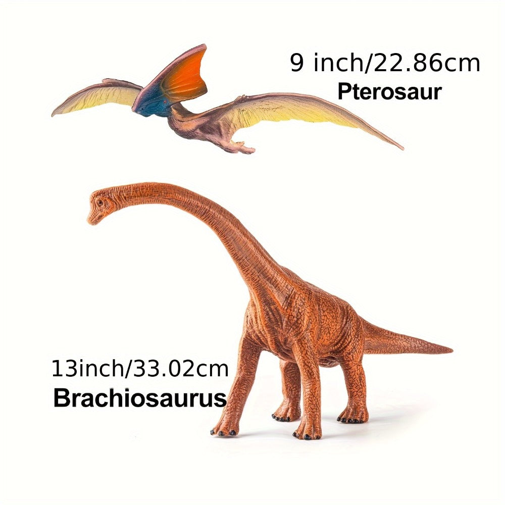 Jumbo Dinosaur Toys Set of 6 – Realistic Large Dinosaur Figures for Kids, Dino World Playset for Boys & Girls Ages 3+, Birthday & Christmas Gift