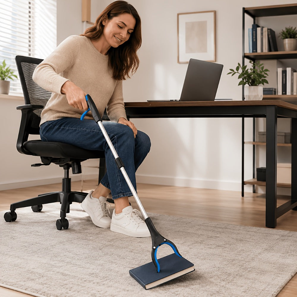 Reacher Grabber Tool Foldable with Magnetic Tip – Long Reach Pickup Helper for Seniors, Lightweight Picker Upper for Home, Kitchen, Garden, High Shelves & Trash Pickup