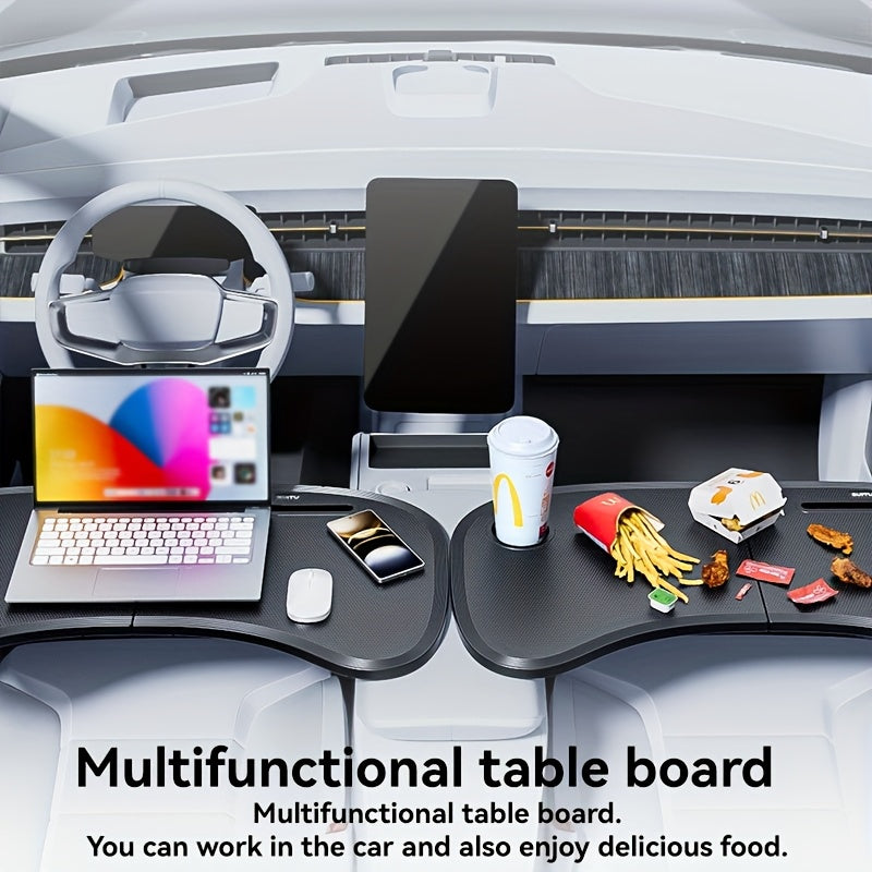 Foldable Car Laptop Desk, Lightweight Portable Tray-Style Multi-Functional Stand, Foldable Dining Table, Car Laptop Work Surface