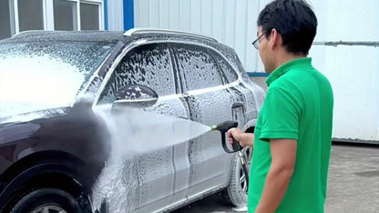 High Pressure Car Wash Gun with 5 Spray Nozzles – Max 3000 PSI, M22-14 & 1/4" Quick Connect, Garden Hose Pressure Washer Wand for Car Washing & Irrigation