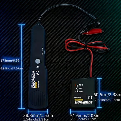 Automotive Circuit Tester Kit EM415PRO – DC 6–42V Wire Tracer & Fault Detector for Car, Truck, Motorcycle & RV Electrical Diagnostics, Includes Carry Bag & Storage Box