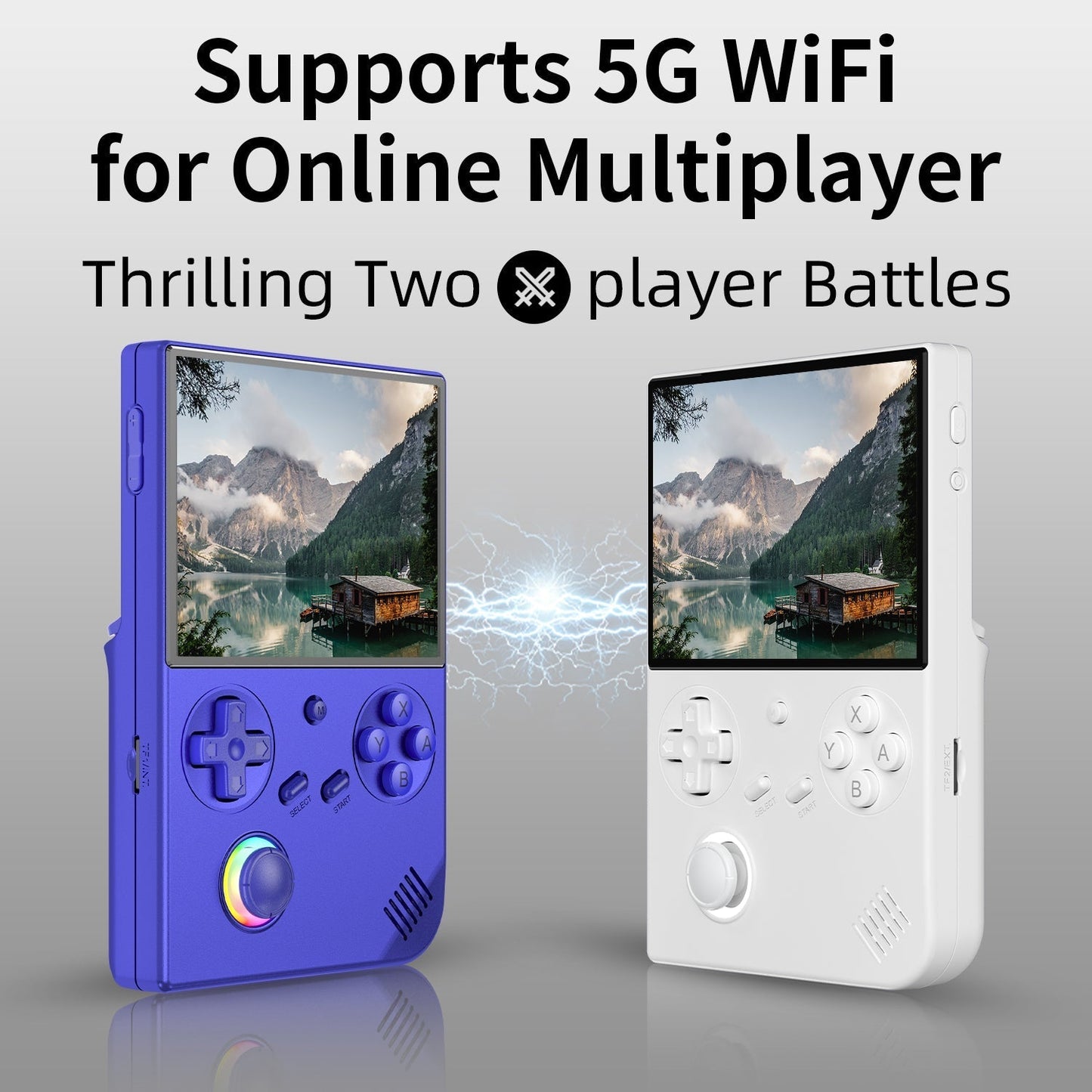 Anbernic RG40XX V Handheld Game Console Linux Vertical IPS 4.0-Inch Retro Emulator 3200mAh 30+ Systems Wi-Fi Bluetooth