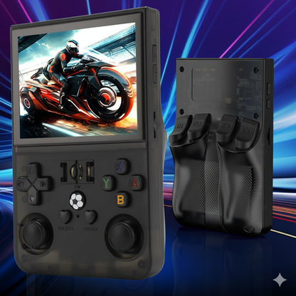 R36PRO Handheld Game Console – Hall Effect Joystick 3.5" IPS RK3566 30+ Emulators 30000 Games 4000mAh 64GB 128GB PS1 N64 PSP GBA 5 Colors