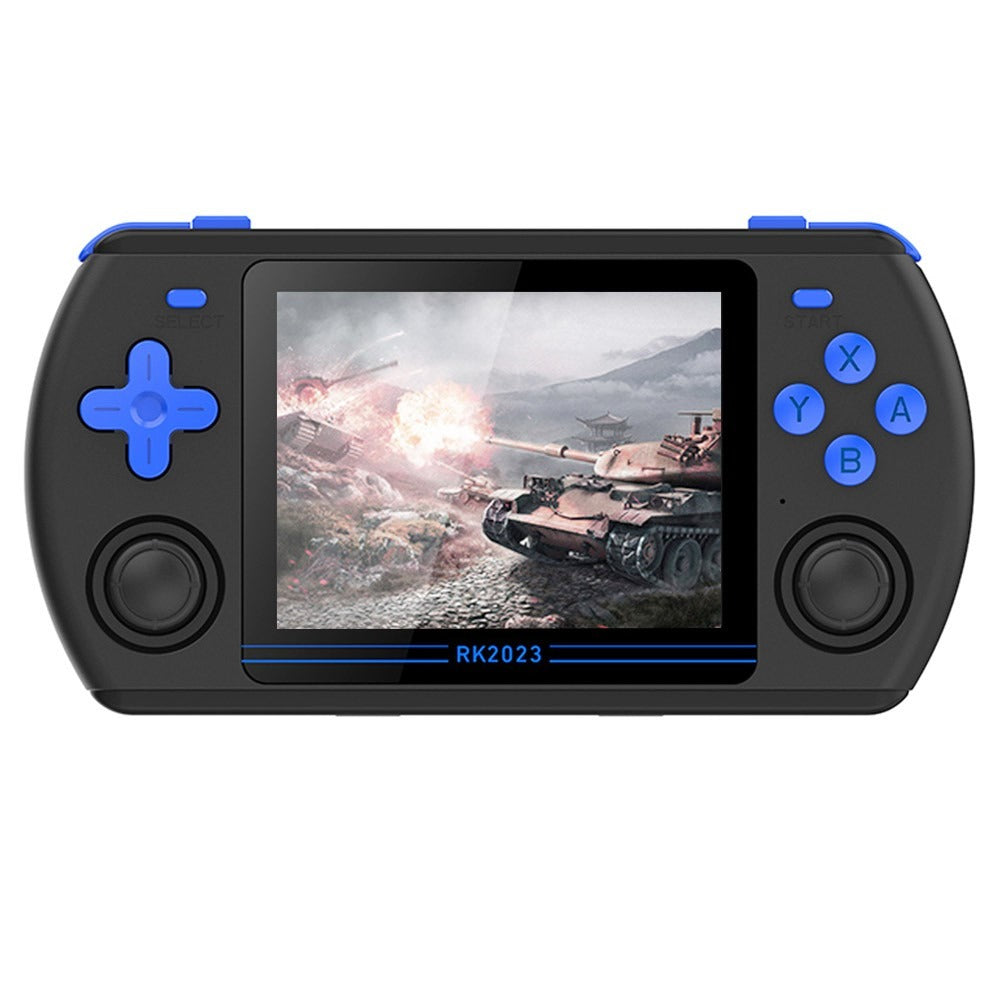 Retro Handheld Game Console Powkiddy RK2023 3.5 Inch IPS RK3566 Quad-Core 8-Hour Battery Dual TF Card HDMI Output Linux Emulator Portable Gaming Device