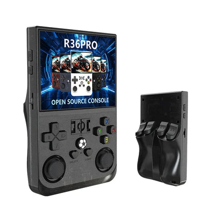 R36PRO Handheld Game Console – Hall Effect Joystick 3.5" IPS RK3566 30+ Emulators 30000 Games 4000mAh 64GB 128GB PS1 N64 PSP GBA 5 Colors