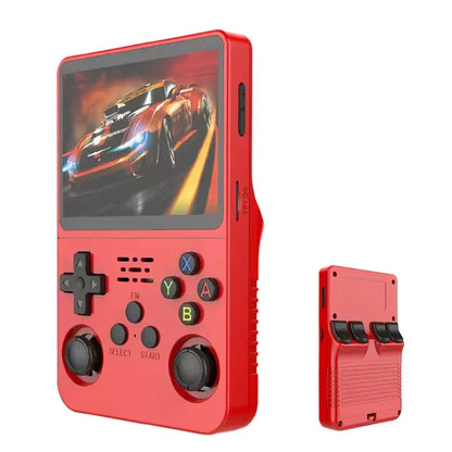 R36S Handheld Game Console – 3.5" IPS RK3326 Retro Emulator 20+ Systems 64GB 128GB Plug and Play 6hr Battery 18 Colors PS1 NES SNES GBA N64 SEGA