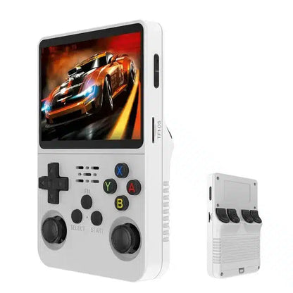 R36S Handheld Game Console – 3.5" IPS RK3326 Retro Emulator 20+ Systems 64GB 128GB Plug and Play 6hr Battery 18 Colors PS1 NES SNES GBA N64 SEGA