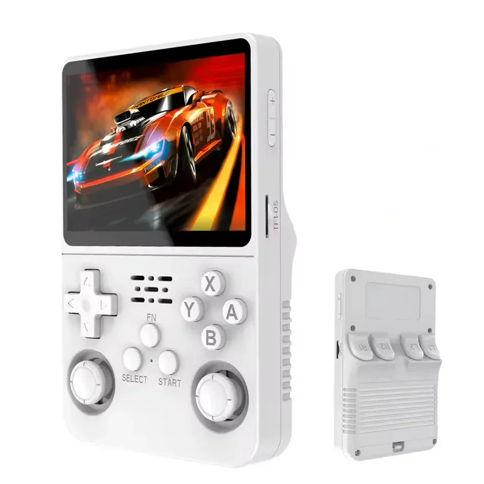 R36S Handheld Game Console – 3.5" IPS RK3326 Retro Emulator 20+ Systems 64GB 128GB Plug and Play 6hr Battery 18 Colors PS1 NES SNES GBA N64 SEGA