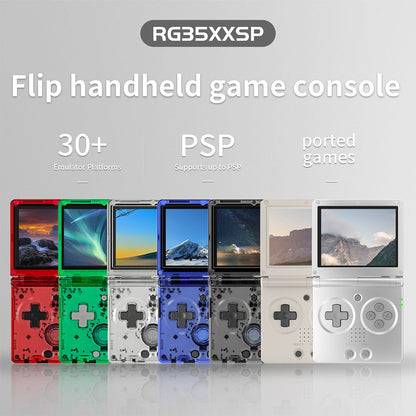 Anbernic RG35XXSP Flip Handheld Game Console Linux Clamshell GBA SP Style IPS HDMI Retro Emulator 3300mAh 30+ Systems Wi-Fi Bluetooth