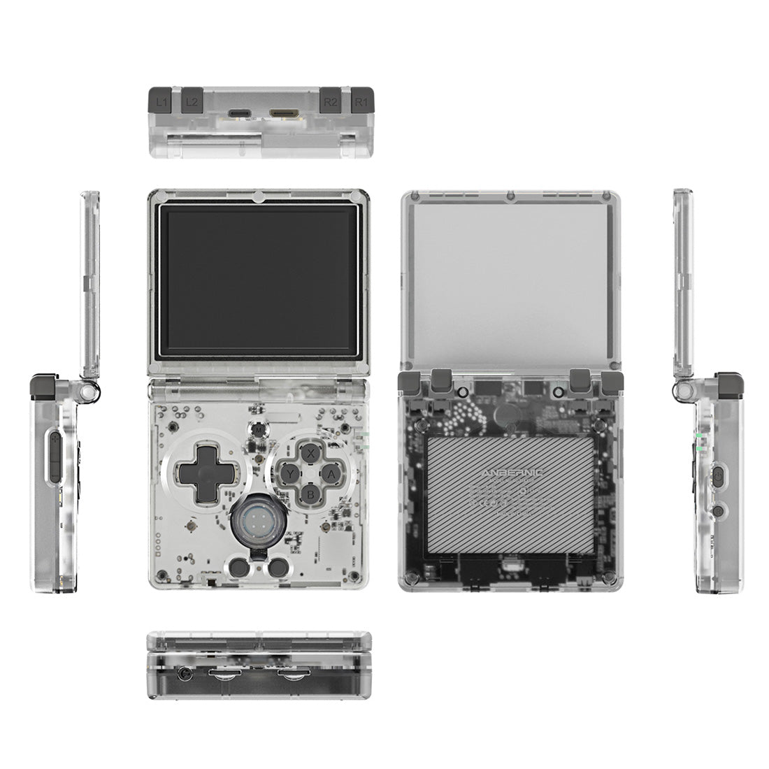 Anbernic RG35XXSP Flip Handheld Game Console Linux Clamshell GBA SP Style IPS HDMI Retro Emulator 3300mAh 30+ Systems Wi-Fi Bluetooth