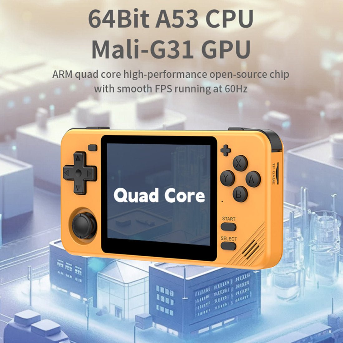 Preloaded Retro Handheld Game Console Powkiddy RGB10X 3.5 Inch IPS 10000 Games Ready to Play 8-Hour Battery Linux Open Source Lightweight 150g Portable Emulator