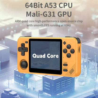 Preloaded Retro Handheld Game Console Powkiddy RGB10X 3.5 Inch IPS 10000 Games Ready to Play 8-Hour Battery Linux Open Source Lightweight 150g Portable Emulator