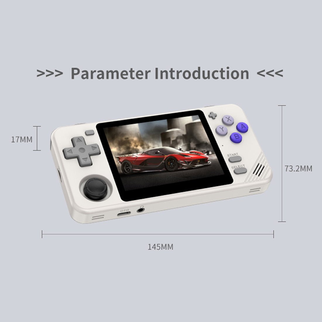Preloaded Retro Handheld Game Console Powkiddy RGB10X 3.5 Inch IPS 10000 Games Ready to Play 8-Hour Battery Linux Open Source Lightweight 150g Portable Emulator