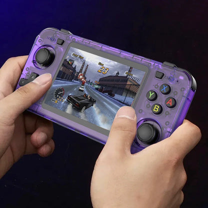 R36H Handheld Game Console – Replaceable Battery Dual SD Slot 3.5" IPS RK3326 15000 Games 20+ Emulators Linux 64GB 128GB 6 Colors PS1 NES GBA SNES