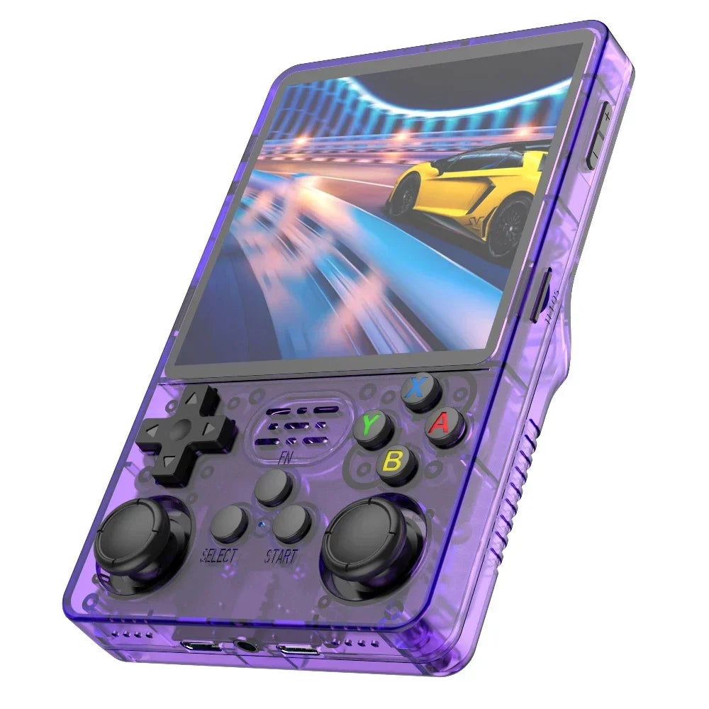 R36S Plus Handheld Game Console – 15000 Preloaded Games 4" IPS Linux Batocera Wi-Fi TV Output 64GB 128GB PS1 N64 SNES GBA SEGA Retro Emulator 10 Colors