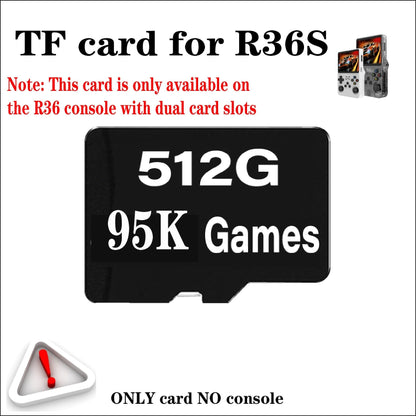 R36S Memory Card TF Card Preloaded Retro Games – 64GB 19000 Games 128GB 29000 Games 256GB 58000 Games 512GB 95000 Games PSP Option Plug and Play