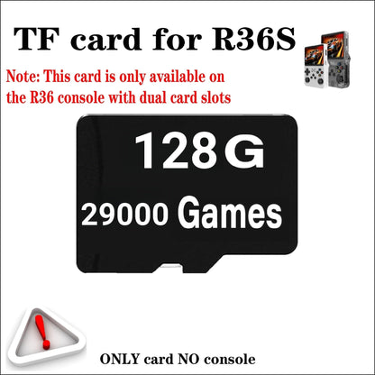 R36S Memory Card TF Card Preloaded Retro Games – 64GB 19000 Games 128GB 29000 Games 256GB 58000 Games 512GB 95000 Games PSP Option Plug and Play