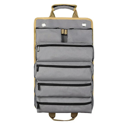 Roll Up Tool Bag Organizer – 4 Compartments, Water-Resistant Oxford