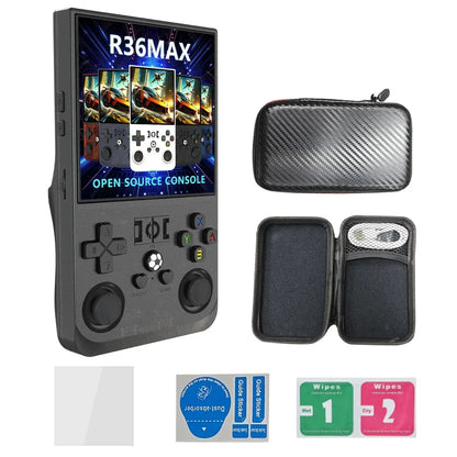 R36 Max Handheld Game Console – 4.0" IPS 720×720 4000mAh 10-Hour Battery 18000 Games Linux Retro Portable Gaming System for Kids & Adults