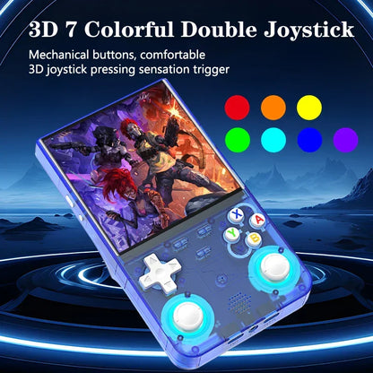 R36 ULTRA Handheld Game Console – 4.0" IPS 720x720 Tempered Glass 20000 Games Wi-Fi Linux 64GB 128GB PS1 NES GBA SNES MAME Retro Emulator 4 Colors