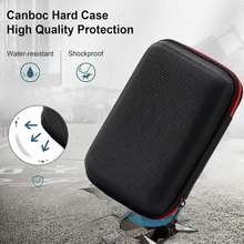 R36S R35S EVA Hard Carrying Case Storage Bag with Mesh Pocket Scratch-Resistant Impact-Proof Dustproof Portable Retro Handheld Console Protection Travel Accessory Gift