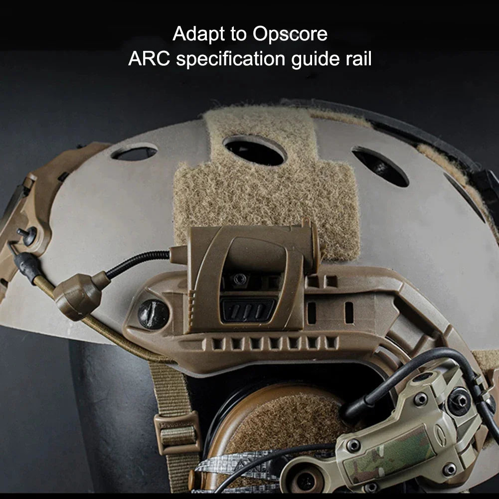 Tactical LED Helmet Light 3-Mode OpsCore ARC Mount Hands-Free
