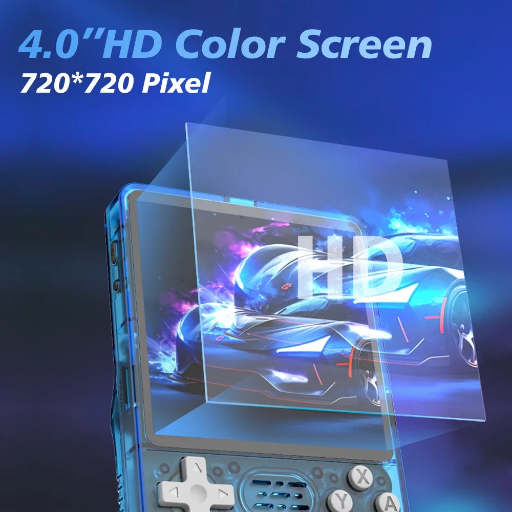 R36S Plus Handheld Game Console – 15000 Preloaded Games 4" IPS Linux Batocera Wi-Fi TV Output 64GB 128GB PS1 N64 SNES GBA SEGA Retro Emulator 10 Colors
