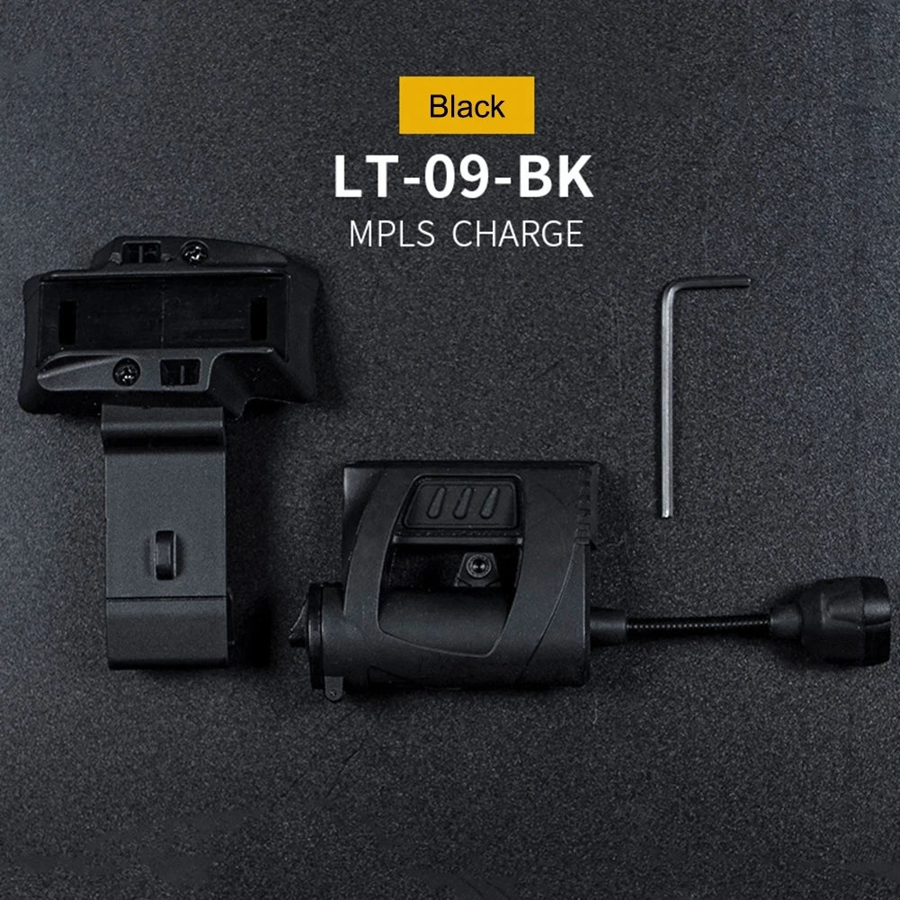 Tactical LED Helmet Light 3-Mode OpsCore ARC Mount Hands-Free