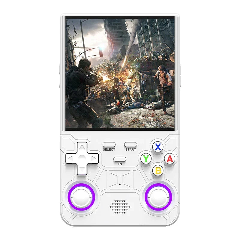 R36 ULTRA Handheld Game Console – 4.0" IPS 720x720 Tempered Glass 20000 Games Wi-Fi Linux 64GB 128GB PS1 NES GBA SNES MAME Retro Emulator 4 Colors
